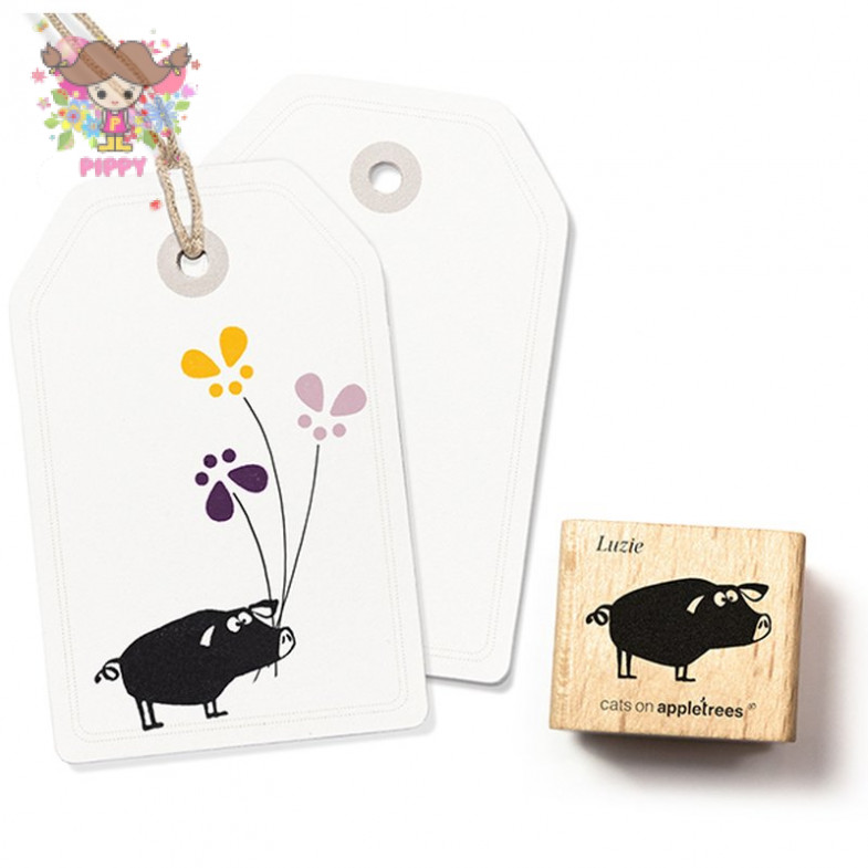 cats on appletrees スタンプ☆子豚 小 動物 アニマル（Luzie (small pig)）☆